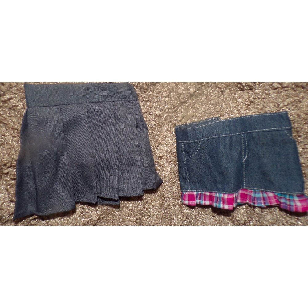lot of 2 skirt skirts 18" doll clothes  Our Generation American Girl